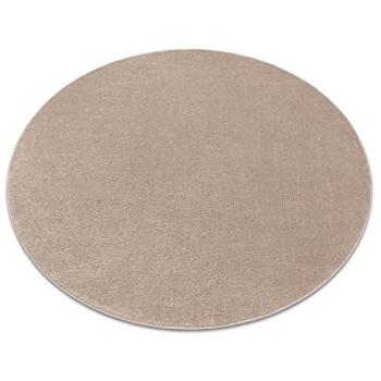 Tapis Rond Uni Beige 120 cm