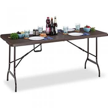 Wooden Effect 6ft Heavy Duty Folding Table