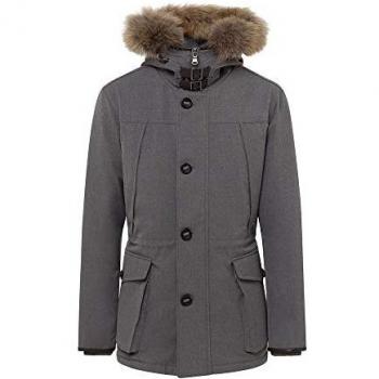 Hackett London Wintermantel mit Daunenfüllung, Arktik-Stil, grau – 2XL (Herr)