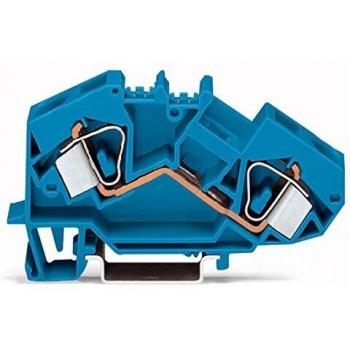 WAGO 783-604 Blue Feed-Through Terminal Block 12mm 76A