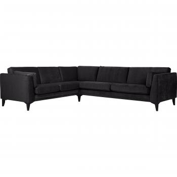 Ecksofa Avignon von furninova, inklusive 2 Kissen