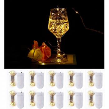 2M 20 LEDs Copper LED Fairy String Lights