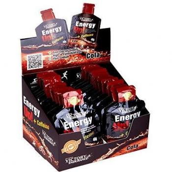 Victory Endurance Energy Up Gel with Caffeine in Cola Flavor, 24 packs of 40g each