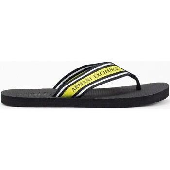 Chanclas Webbing Armani XUQ005 Amarillo