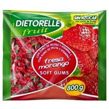 Caramelos blandos Dietorelle sabor fresa 800 g