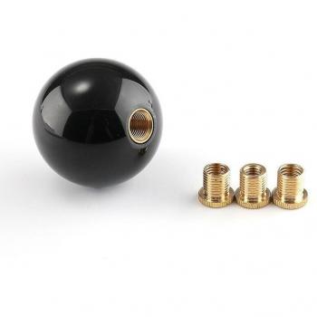 Schwarzer Billardball Schaltknauf mit Universaladapter für Schaltgetriebe