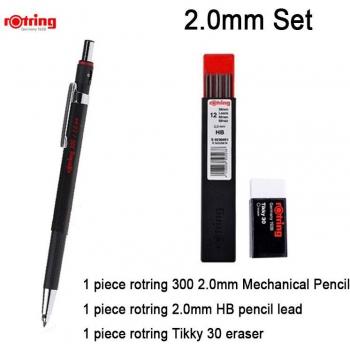 Rotring 300 Precision Mechanical Pencil – 2.0 mm / 0.7 mm / 0.5 mm Automatic Lead System
