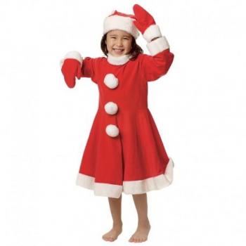 Costume Babbo Natale per Bambina 98/104 cm – Guirca