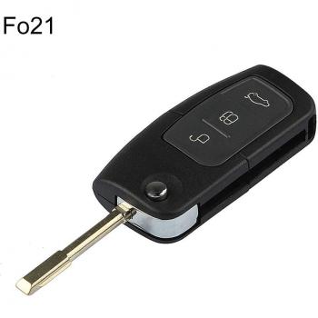 3-Button Folding Car Key Shell for Ford Focus Mondeo