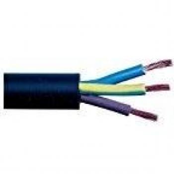 Electraline 1021828BD Couronne de Câble U-1000 R2V 3G2.5 100M, Noir