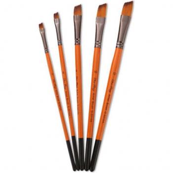 12-Piece Art Drawing Brush Set with Wooden Handles