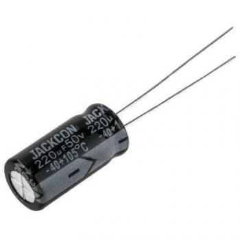 Condensateur RS PRO 220µF 50V courant continu