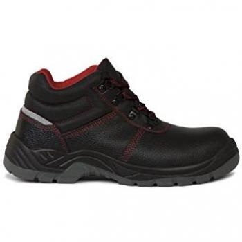 QUALITEX Herren Arbeitsschuh schwarz/rot Größe 39