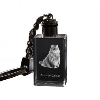 Art-Dog American Curl - Light-Up Cat Photo Pendant
