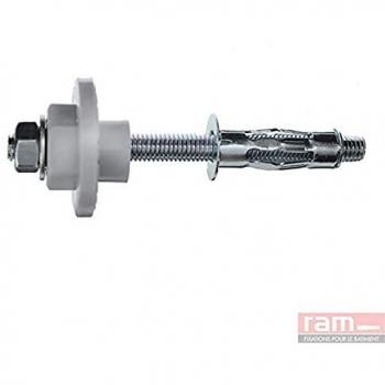Fixation murale creuse RAM Ø8 x 55mm, 120 mm, jeu de 2