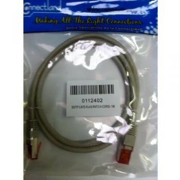 Câble réseau RJ45 SF/TP blindé Cat 6, longueur : 1 m