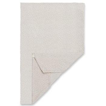 Drap housse élastique pour matelas de lit d'appoint Beige à pois 60x120 cm