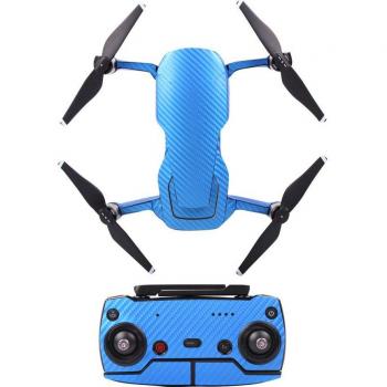 Waterproof PVC Carbon Fiber Graphic Sticker Set for DJI Mavic Air Drone Body, Arm, and Battery Wraps