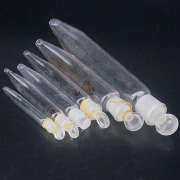 10ml Lab Glass Conical Bottom Centrifuge Tube with Stopper