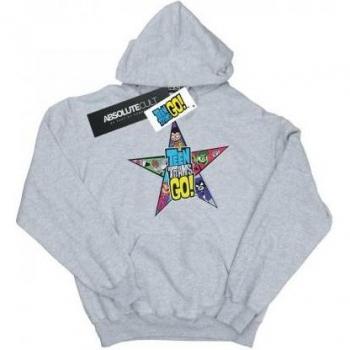 Sudadera negra con capucha para niñas de Teen Titans Go de DC Comics