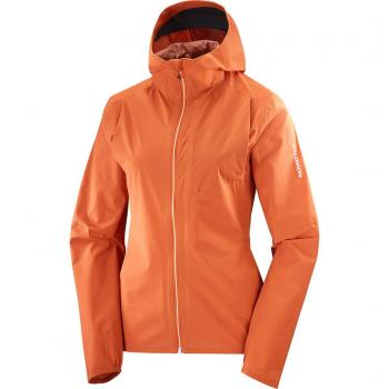 Salomon BONATTI TRAIL Damen Laufjacke Orange XL