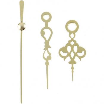 DIY Wall Clock Movement Kit with Gold Hands