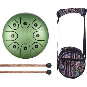 Mini 8-Tone Steel Tongue Drum C Key 5.5 Inch