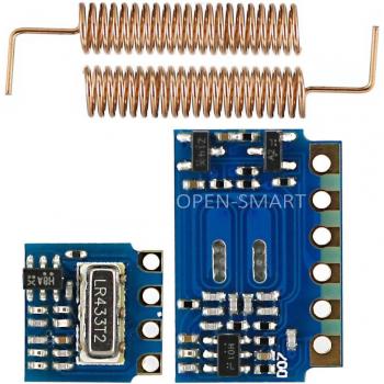 Kit Réception/Transmission RF 433 MHz avec Antennes à Ressort