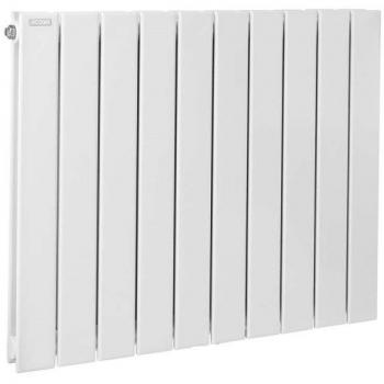 Radiateur central Fassane SHXD horizontal double 769W Blanc