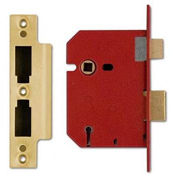 UNION Y2201-PL-3.00 2201 5 Lever Mortice Sashlock Brass Finish 77