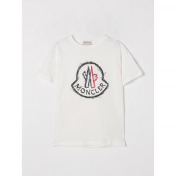 Moncler Junior White Shirt S8 Men’s
