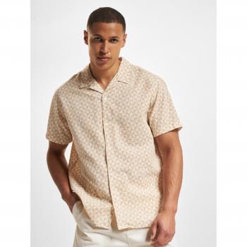 Jack&Jones Hemd Jorluke 12255206 Beige Relaxed Fit Herren