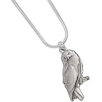 Harry Potter - Collier plaqué argent avec pendentif Hedwige owl