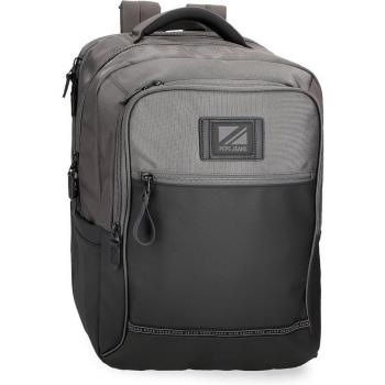 Pepe Jeans Unisex Kids Backpack Stratford – 44 cm, Grau, OSFA‑Markierung