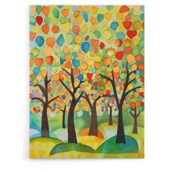 Artery8 Apple Tree Abstract Canvas Print – 24×32