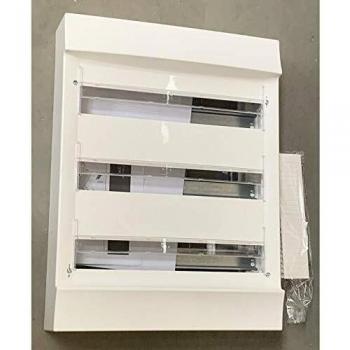 Coffret Mistral 30W – Répartition 3×18 modules blanc, sans porte, IP20