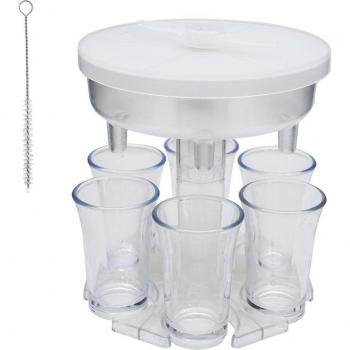 Dispensador de bebidas con 6 vasos