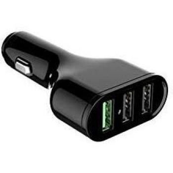 PowerRapid Auto 45W QC 3.0 Carica Rapida con 2 Uscite USB e Type‑C