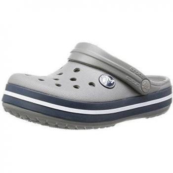 Zuecos Crocs Niños-Niñas, Gris (Smoke/Navy), 23/24 EU