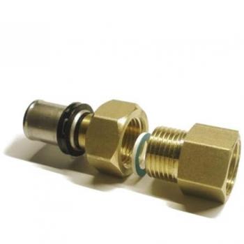 THPRESS Sanpro Pressfitting Übergangsverschraubung 20x2 – 3/4 Rohrverschraubung