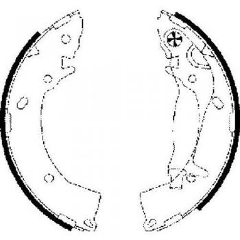HELLA Bremsbackensatz 8DB 355 002-821