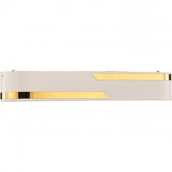 Plafoniera Euluna Tilden, 50 cm, bianco/oro