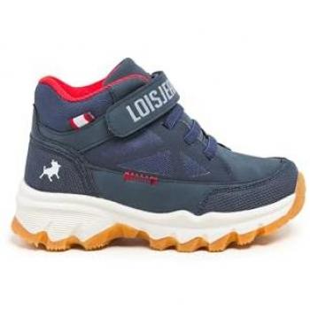 Lois 46240 Zapatilla Deportiva Velcro Bebé - niña (hasta la talla 30) Azul