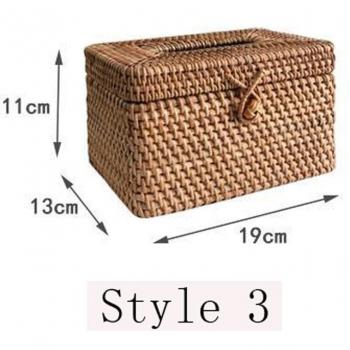 Handmade Rattan Tissue Holder
