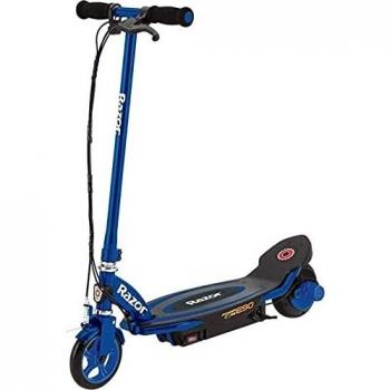 Razor PowerCore E90 Blue Electric Scooter for Kids 8+