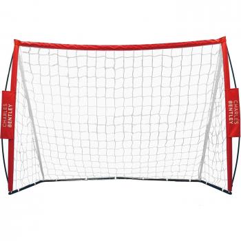 Foldable 7x5ft Red Football Training Goal – Carry Bag Included