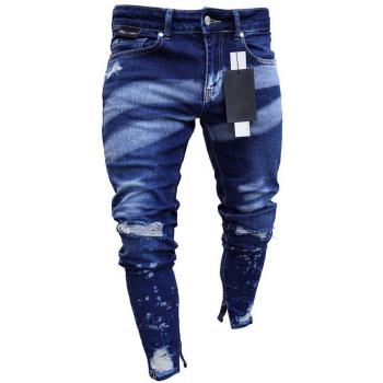 Jeans rasgados desgastados