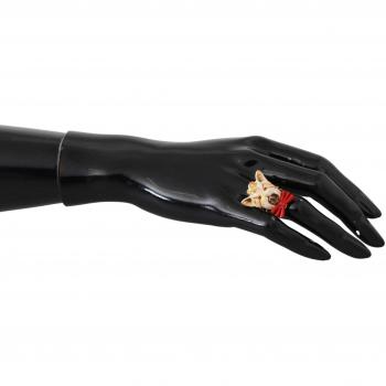 Gold Dog Accessory Ring