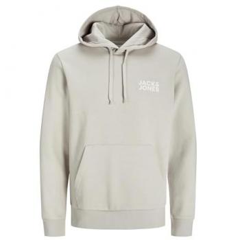 Felpa con Cappuccio Uomo Jack & Jones ECORP Logo Moonbeam 2XL