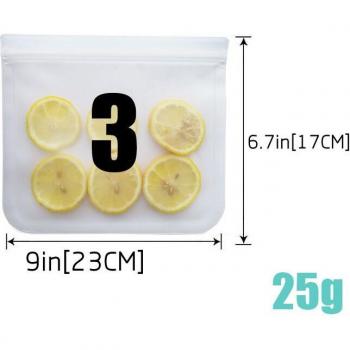 Bolsa reutilizable de PEVA para alimentos